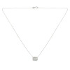 Colgante Fernanda H. en oro blanco 18k con brillantes, incluye cadena. Colgante Fernanda H. en oro blanco 18k con brillantes, incluye cadena.