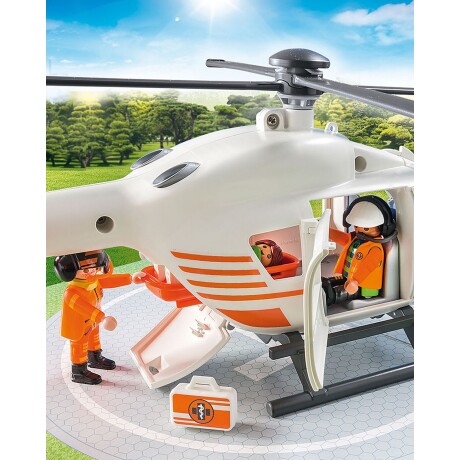 Playmobil City Life helicóptero de rescate 38 piezas Playmobil City Life helicóptero de rescate 38 piezas