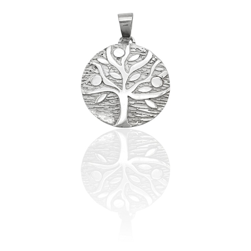 Dije Colgante Árbol de la Vida-Plata 925-Sin Piedra-CP3255 Sinpiedra