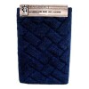 Alfombra de baño antideslizante en algodón 40x60cm Ladrillo Azul