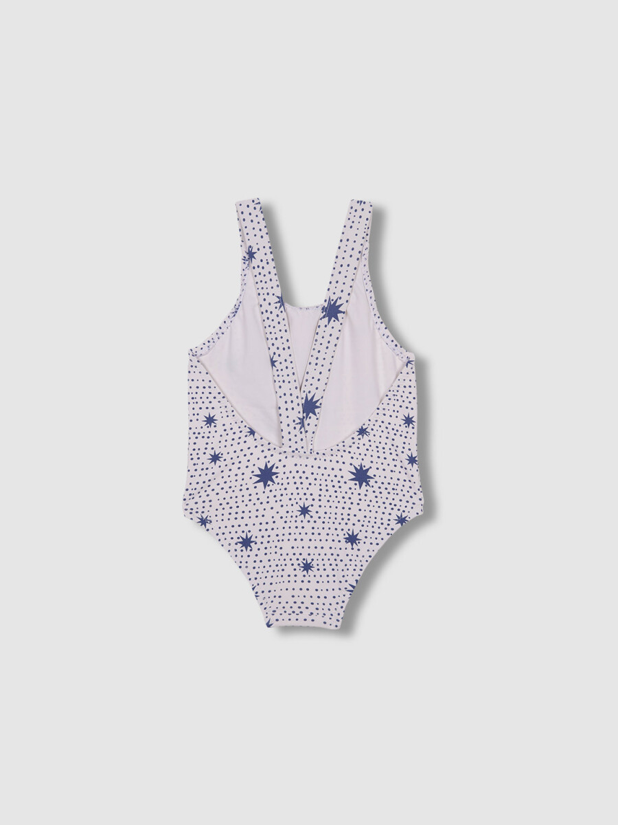 Bañador Print Estrellas Azules Azul Medio Oscuro