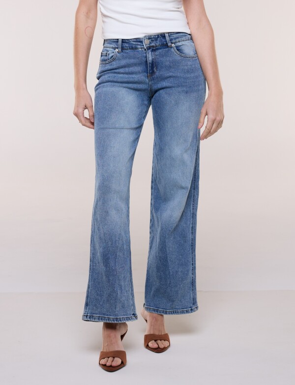 Jean Con Broches En Pretina JEAN OSCURO