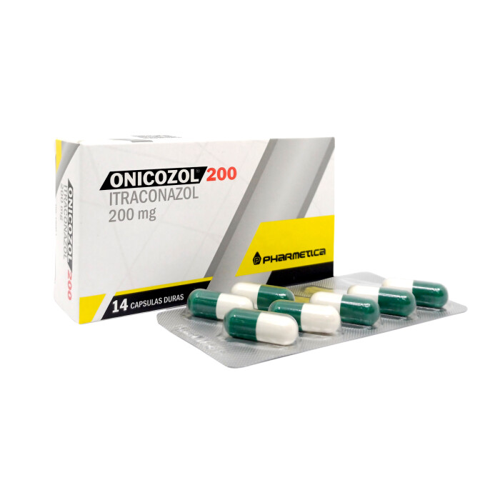 ONICOZOL 200 MG CJ X 14 CAPS. DURAS única