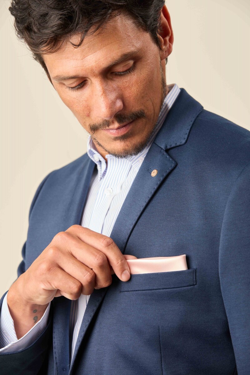 Pañuelo Bolsillo - Rosa Claro Satinado 