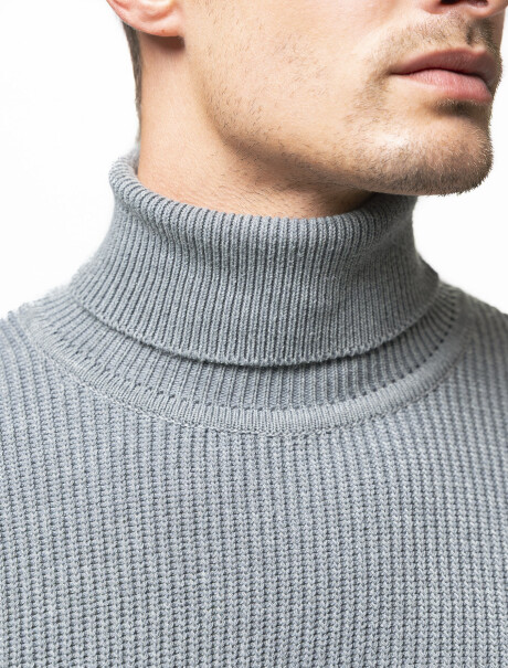 Polera de punto Lucca Gris