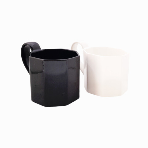 Taza de cerámica octogonal Taza De Cerámica Octogonal