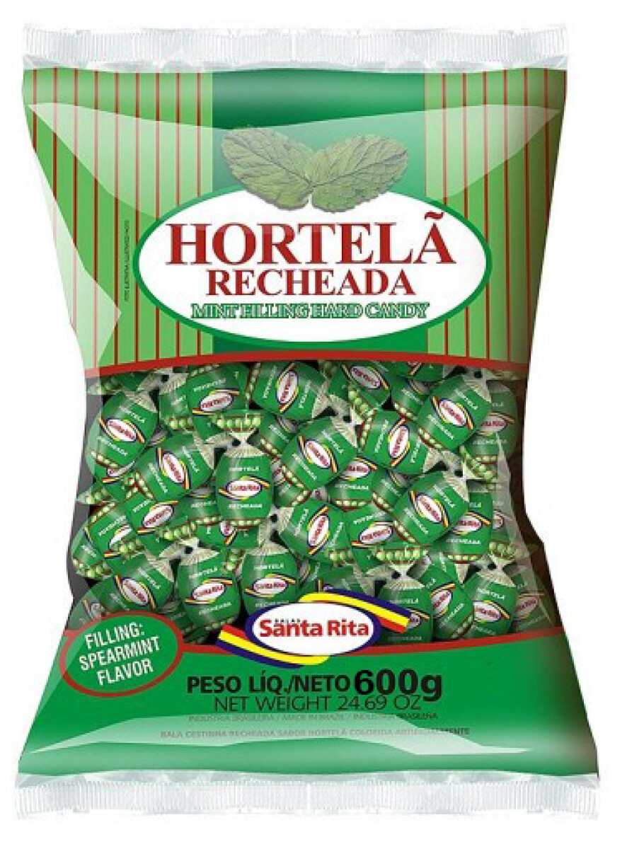 CARAMELO SANTA RITA 600G/120U MENTA 