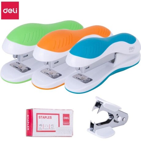 KIT ABROCHADORA+GRAPAS+SACA GRAPAS COLOR SURTIDO REF,E0357 001