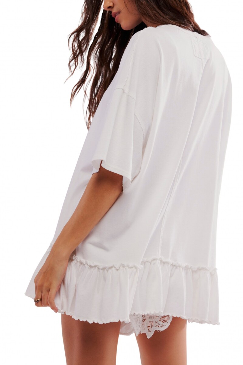 Remera Why Yes Marfil