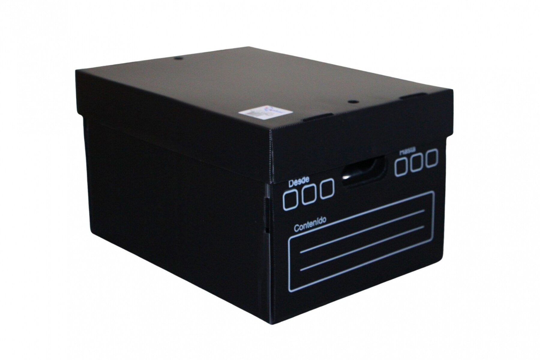 CAJA ORGANIZADORA 45X34X30 COLOR NEGRO 