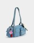 Bowling De denim Cartera Bowling Denim Hello Kitty Kawaii - Azul Medio