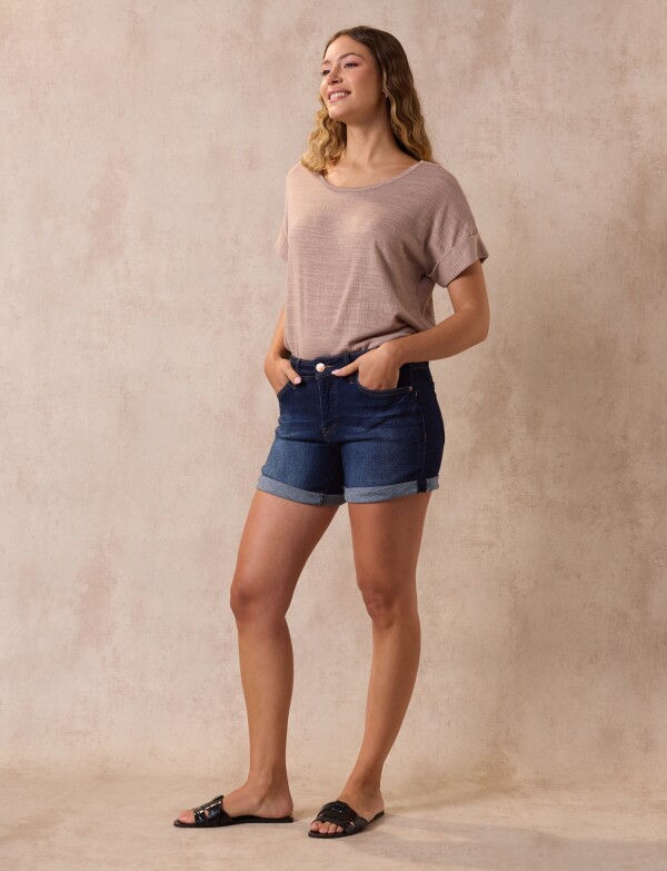 Short Jean JEAN OSCURO