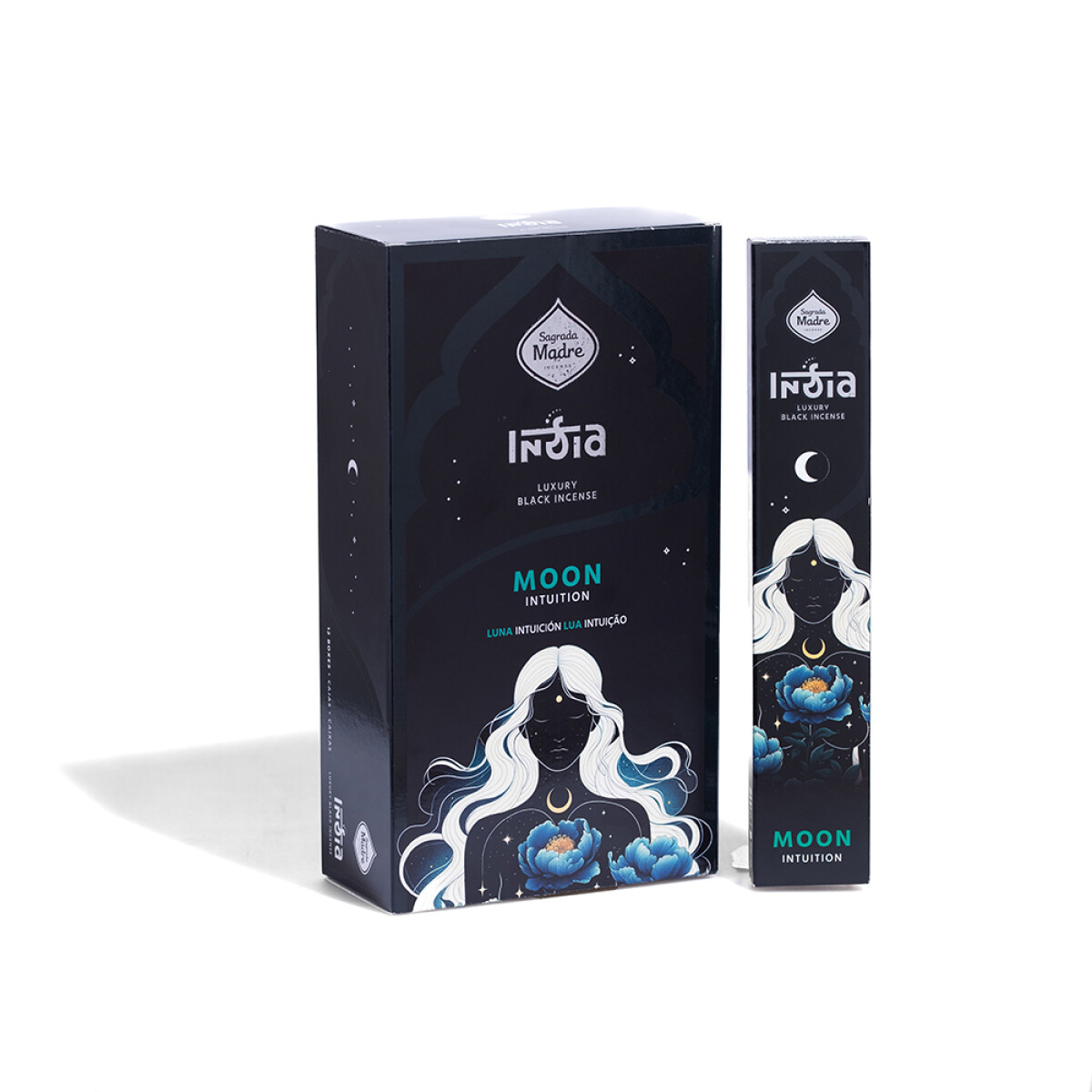 INCIENSO BLACK SAGRADA MADRE X12 - Luna 