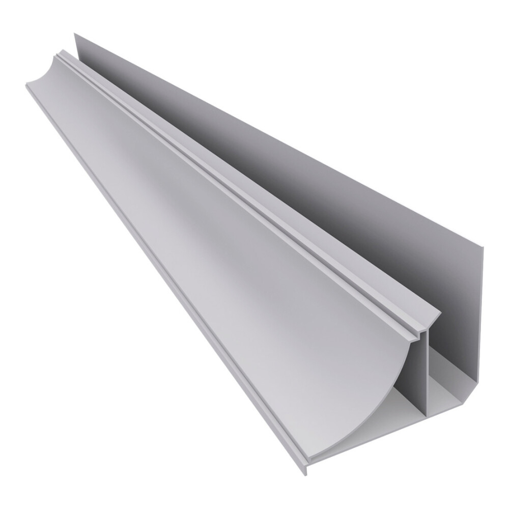 ÁNGULO PERIMETRAL PVC COLOR CINZA 6 METROS LINEALES ángulo Perimetral Pvc Color Cinza 6 Metros Lineales