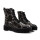 S&D Bota acordonada croco Negro-plata