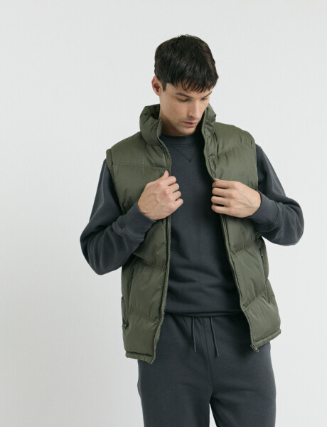 300212 CHALECO HARRINGTON URBAN Verde