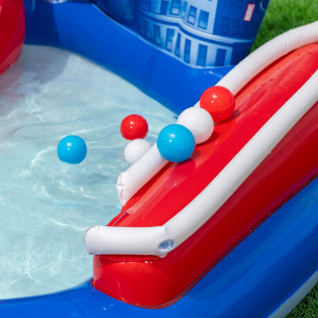 Centro De Juegos Piscina Spiderman Bestway Tobogán Centro De Juegos Piscina Spiderman Bestway Tobogán