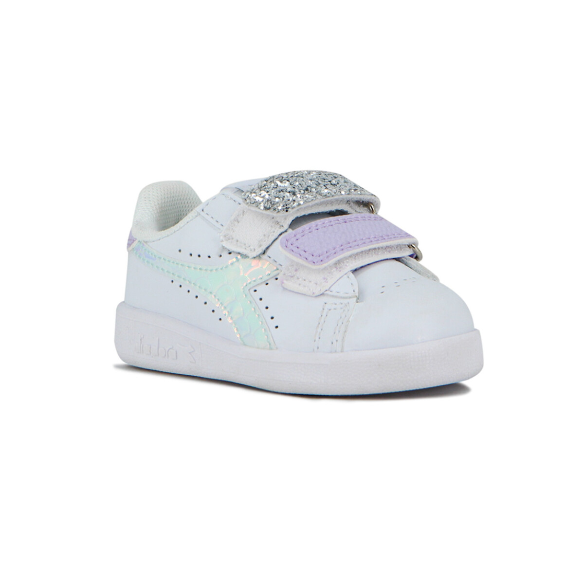 Diadora KNOCK ON Lifestyle Niños Blanco-Lila - Blanco-Lila 