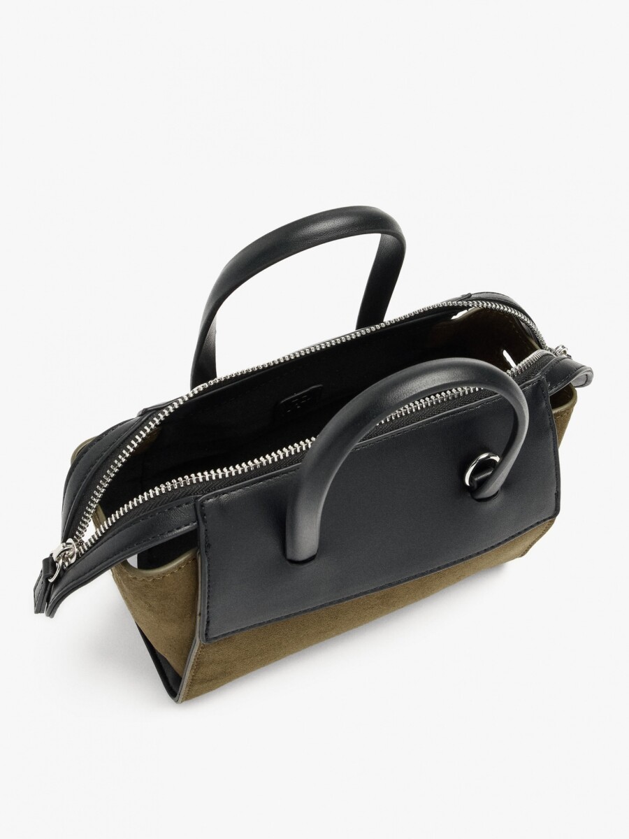 Bolso Tote Con Bandolera multicolor