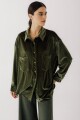 Camisa Bimba Velvet Verde Safari