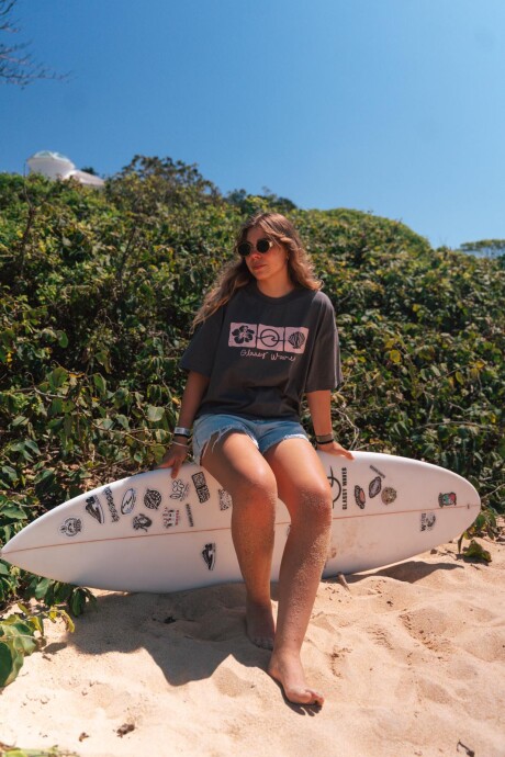 Remeron Cropped Marina / Gris - Preventa U