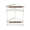 ORGANIZADOR ESQUINERO METAL BEIGE 2NIV Unica