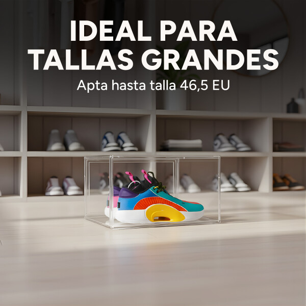 Caja Organizadora Zapatos 100% Transparente Premium Pack X 6 Transparente