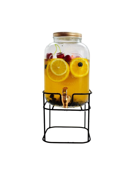 DISPENSADOR DE JUGOS 5000ML C/BASE TAPA DORADA DISPENSADOR DE JUGOS 5000ML C/BASE TAPA DORADA