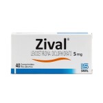 ZIVAL 5 MG. CJ X 40 COMP. única
