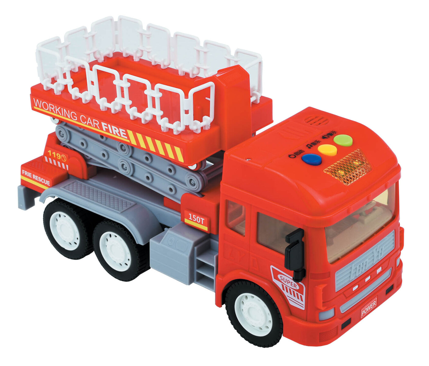 CAMION BOMBEROS C/LUZ- SONIDO 3 MODELOS DIF 1:20 1663-851ABC Q24 M12 