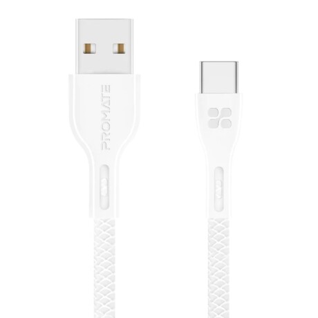 Cable USB para Datos y Carga Ultra-rápida 1.2Mt Promate PowerBeam-C Blanco