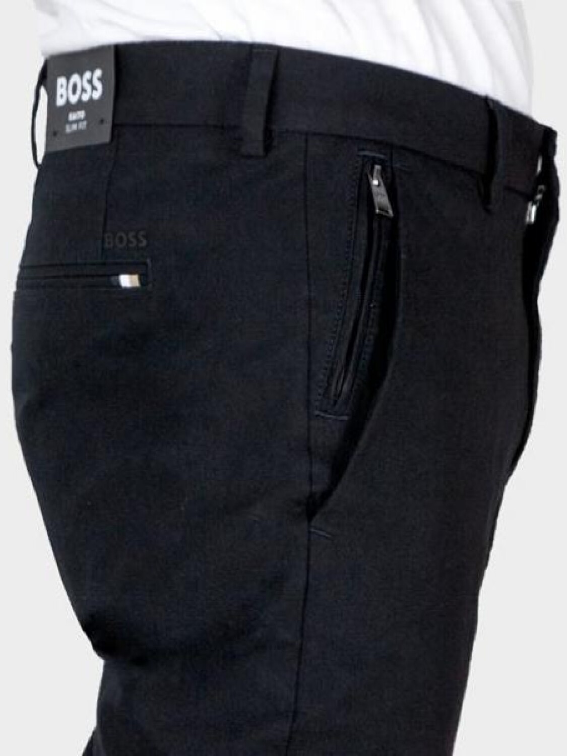 Pantalón casual slim Fit, Kaito-1T Negro