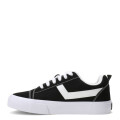 Championes Unisex PONY Casual Lona Gamuza Negro - Blanco