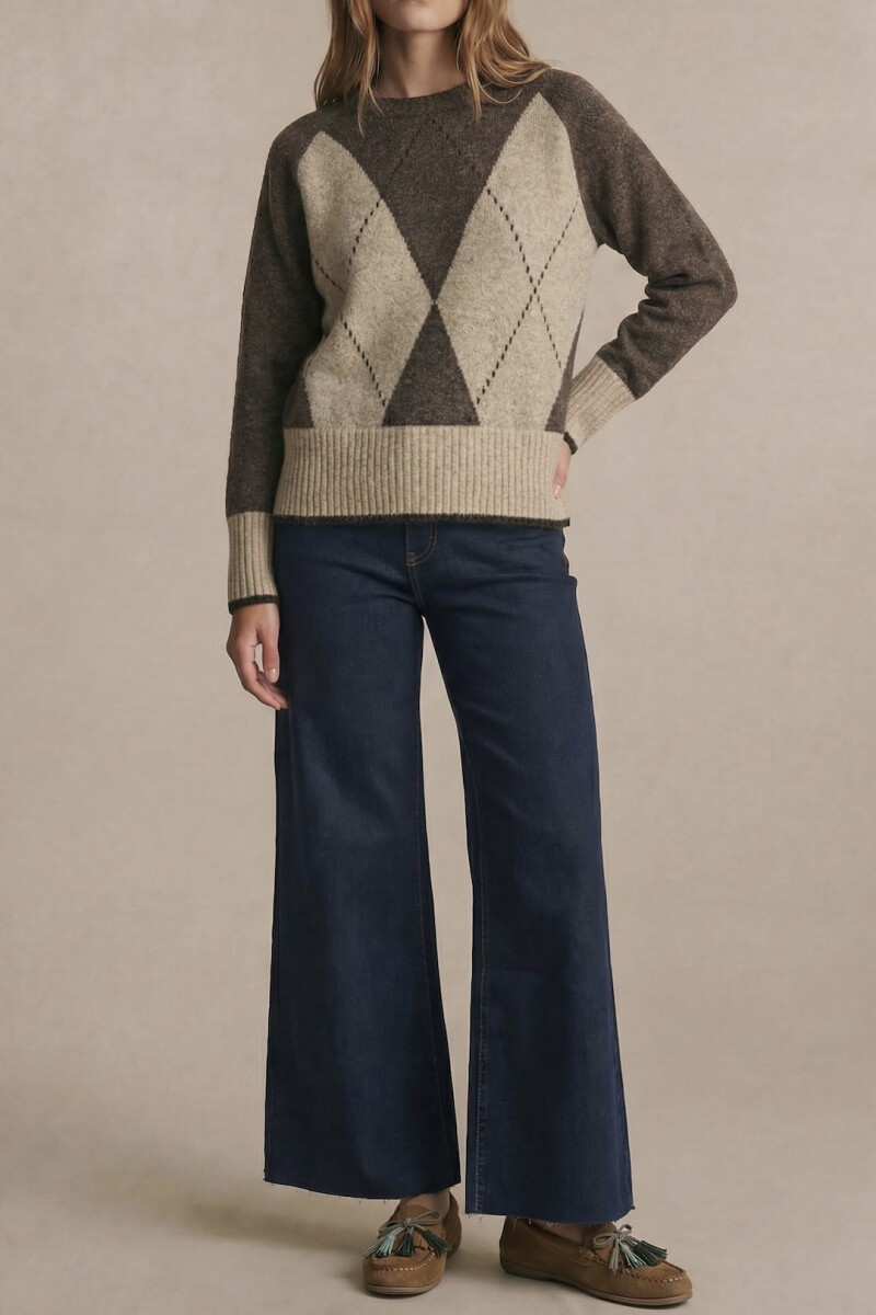 Sweater Rombos Chcolate