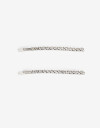 Horquillas con Accesorios Strass Set De Horquillas Con Strass - Plateado