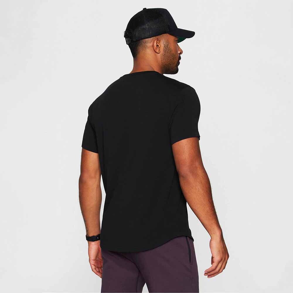 Polo Manga Corta The 24-7 Tee Curved Hem Hombre Black