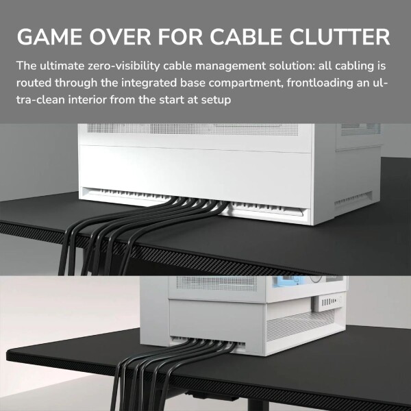 Gabienete Gamer Cougar Omnyx 4 Fanes Incluidos Mid Tower BLANCO
