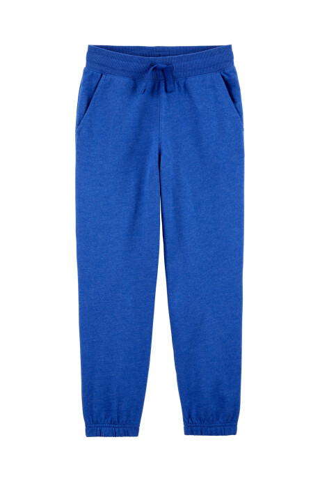Pantalón deportivo de algodón, con logo, azul Pantalón deportivo de algodón, con logo, azul