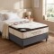 Sommier 1 Plaza HAMPTONS Palladium 80X185 Gris