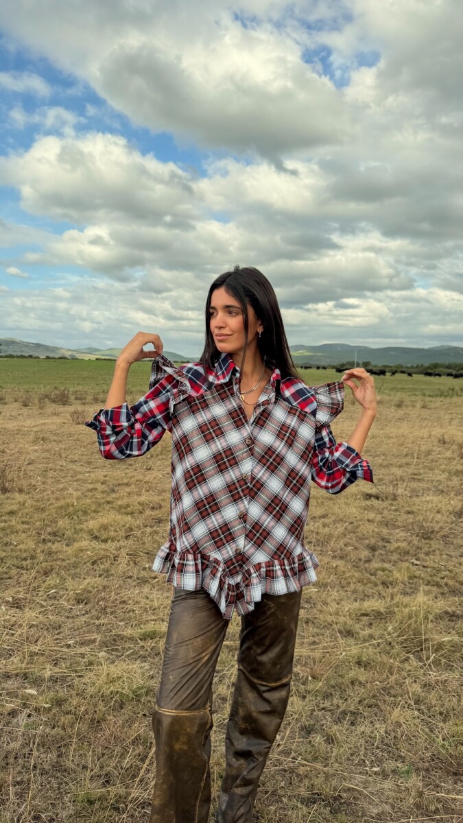 Star Shirt - Rojo / Chocolate 