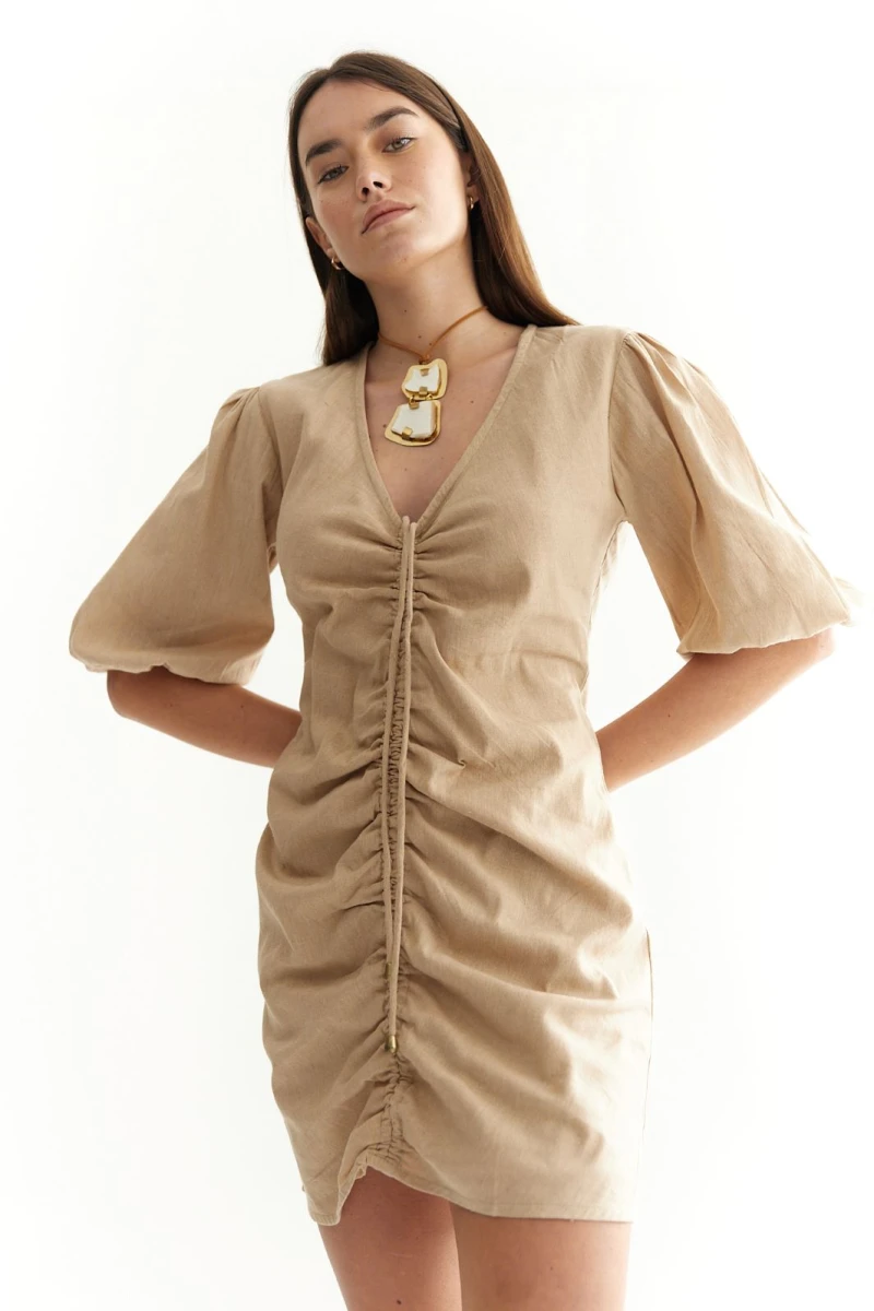 Vestido Indi beige l