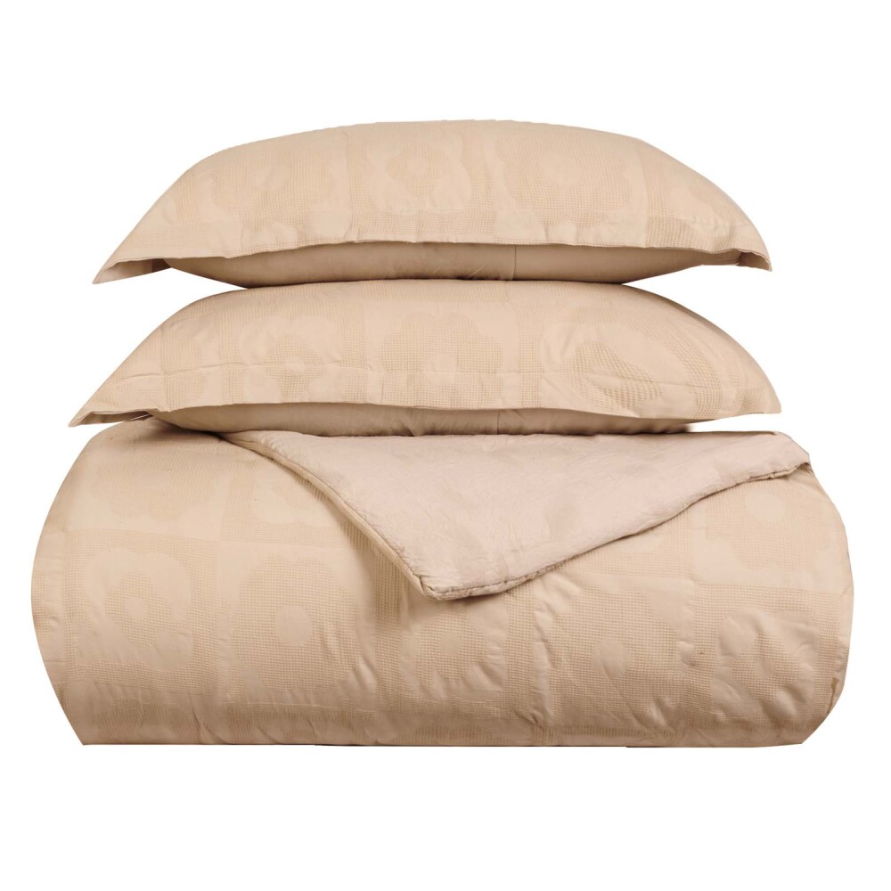 SET CUBRECAMA 1 PLAZA ALGODON FLEUR