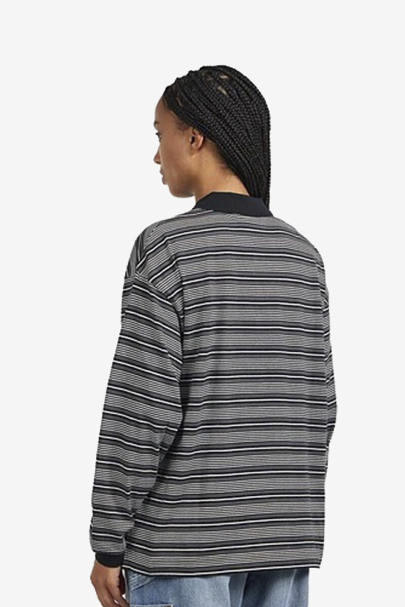 W' L/S LARGO POLO T-SHIRT Rayas