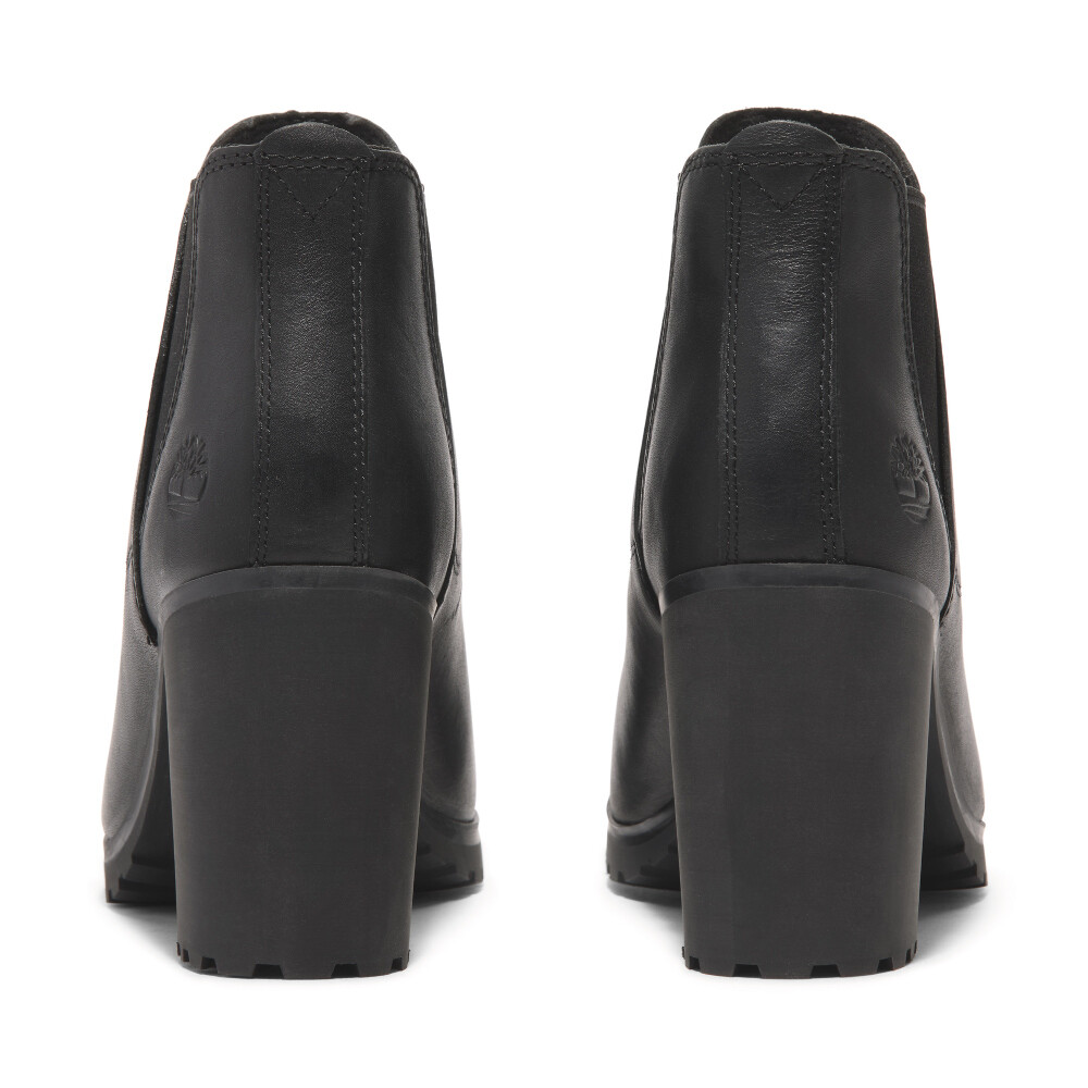 Botas Mid Chelsea Mujer Black Full Grain