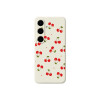 Protector para Samsung Galaxy A37 diseño cerezas color blanco Protector Para Samsung Galaxy A37 Diseño Cerezas Color Blanco