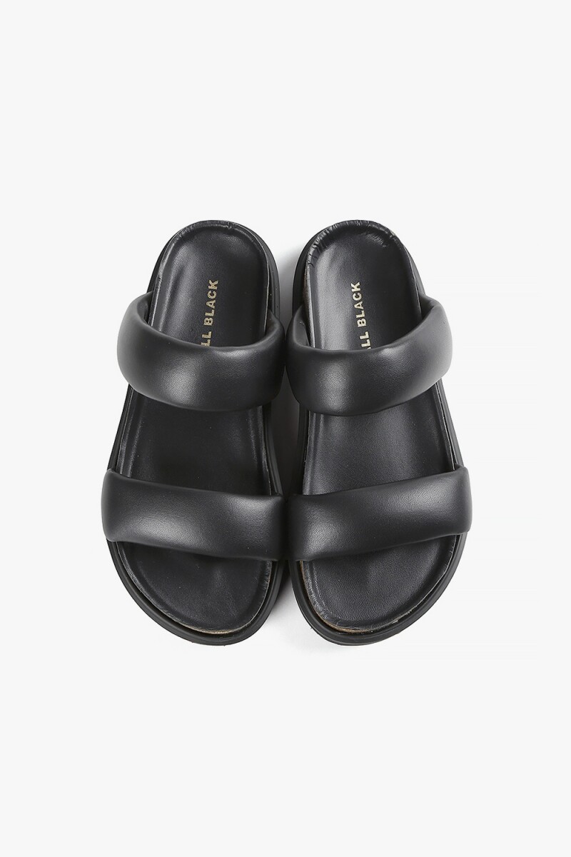 Sandalia Lugg Puff Negro