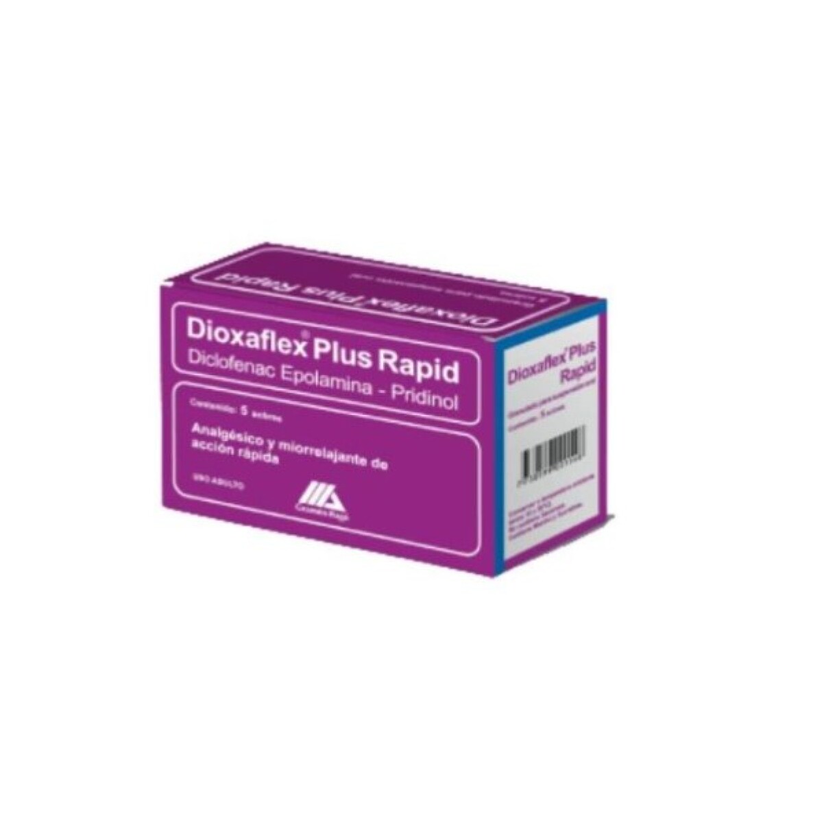 Dioxaflex Rapid - Plus x5 sobres 