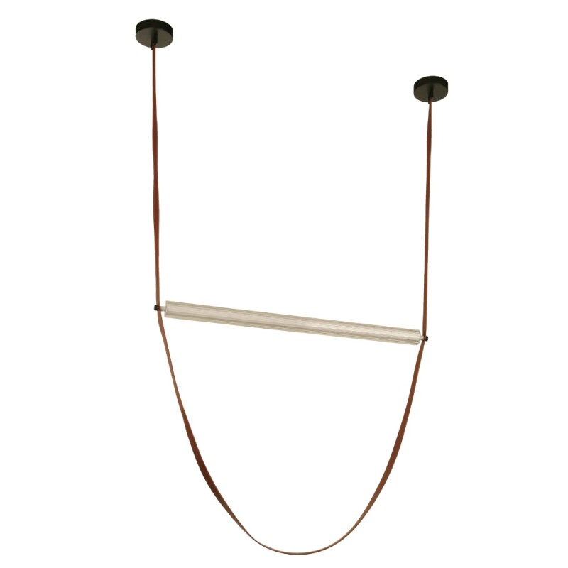 COLGANTE LED CURVO 18W CHOCOLATE Y NEGRO COLGANTE LED CURVO 18W CHOCOLATE Y NEGRO