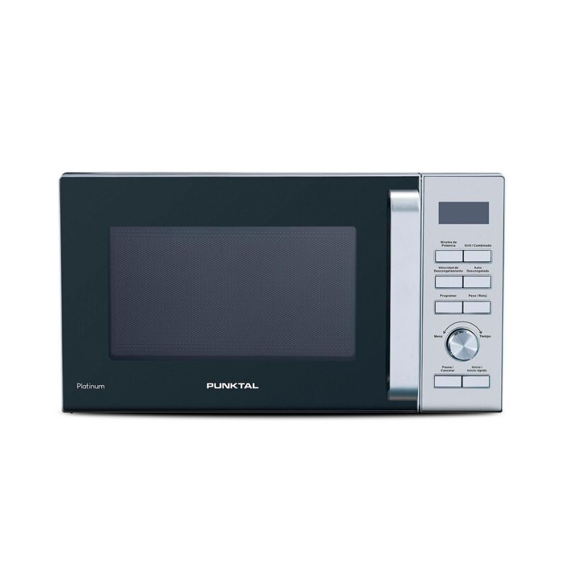 MICROONDAS PUNKTAL 25 L DIGITAL C/GRILL Acero