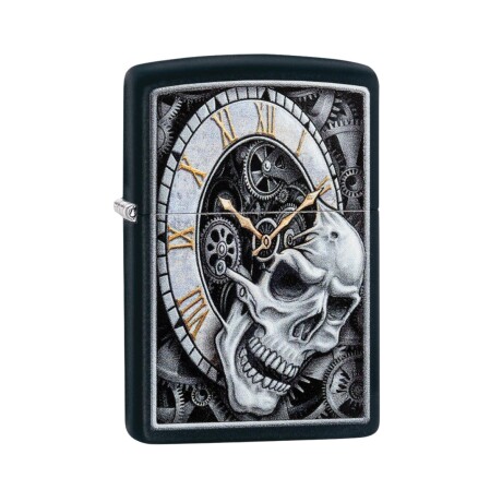 Encendedor Zippo Skull Clock - 29854 Encendedor Zippo Skull Clock - 29854